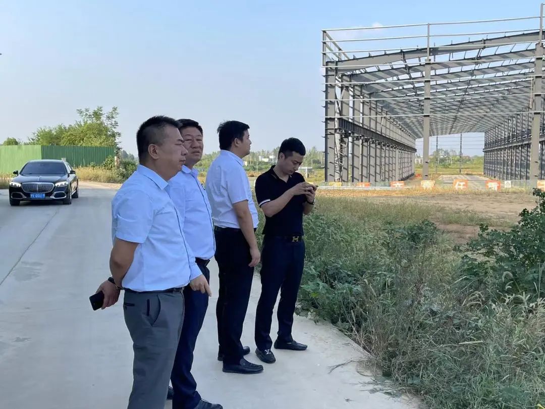 南浦集团总经理宋万军调研集团光山县天然气产业链项目现场并参加项目开工仪式